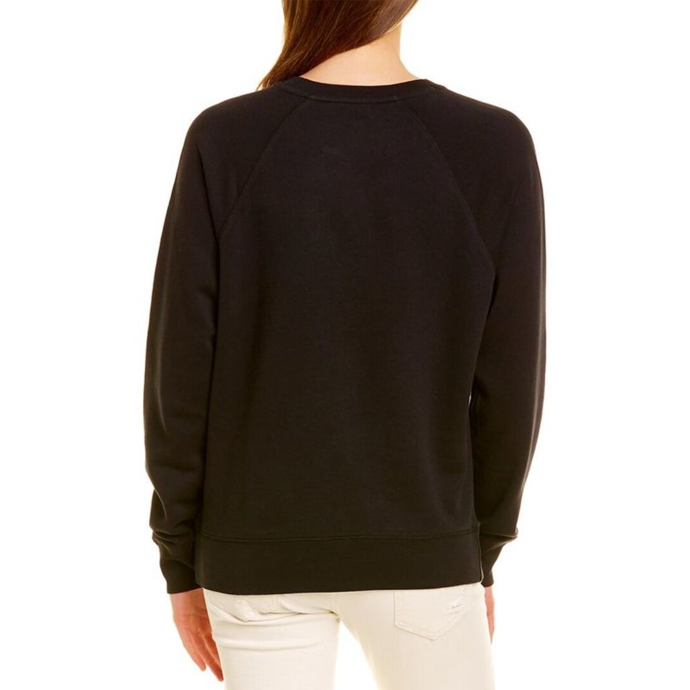 Zadig & Voltaire Womens  Upper Skull Stars Strass Sweatshirt, Black - Picture 2 of 3
